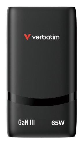Verbatim Fold 'n' Go GaN Charger 65W EU plug Black