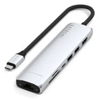 Satechi ST-P7SS interface hub USB Type-C 10000 Mbit/s Silver
