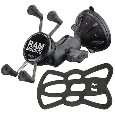 RAM Mounts X-Grip Phone Mount with Twist-Lock Low Profile Suction Base
