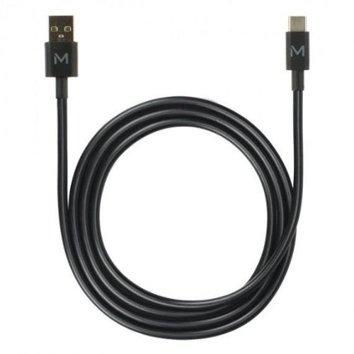 Mobilis 020013 USB cable 1 m USB A USB C 0.48 Gbit/s 10 W Black
