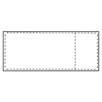 Capture SHIPLABEL105X251-FF2R printer label White