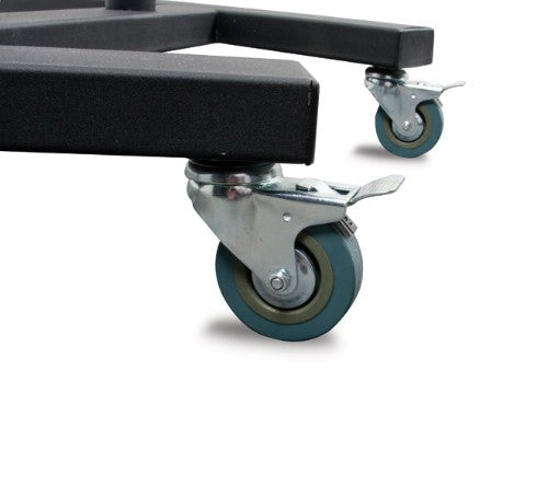 B-Tech Large Universal Flat Screen Trolley / Floor Stand (VESA 800 x 600) - 1.8m Ø50mm Poles