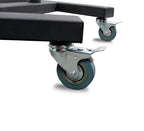 B-Tech Large Universal Flat Screen Trolley / Floor Stand (VESA 800 x 600) - 1.8m Ø50mm Poles