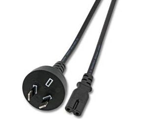 Microconnect PE030718AUSTRALIA power cable Black 1.8 m Power plug type I C7 coupler