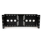StarTech.com 4U Universal VESA LCD Monitor Mounting Bracket for 19-inch Rack or Cabinet - TAA Compliant - Cold-Pressed Steel Bracket