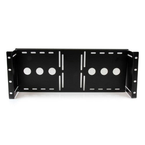 StarTech.com 4U Universal VESA LCD Monitor Mounting Bracket for 19-inch Rack or Cabinet - TAA Compliant - Cold-Pressed Steel Bracket