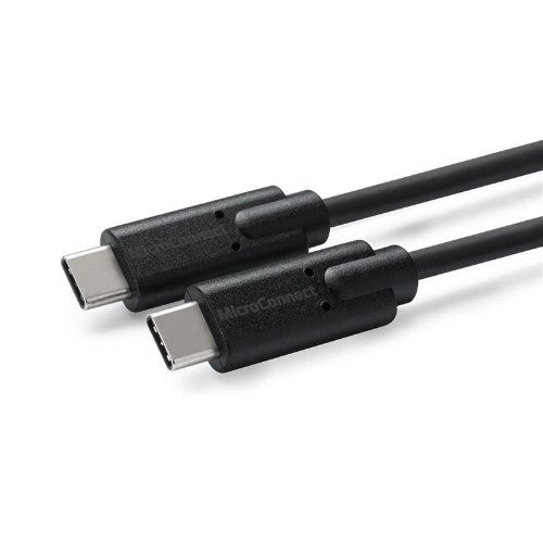 Microconnect USB3.1CC1 USB cable USB 3.2 Gen 2 (3.1 Gen 2) 1 m USB C 100 W Black