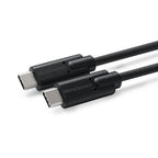Microconnect USB3.2CC1.5 USB cable USB 3.2 Gen 2x2 1.5 m USB C 100 W Black