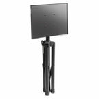 Manhattan Tripod Floor Mount for TV/Monitor/Projector/Laptop, For screens: 13" to 32", VESA compatibility: 75x75 and 100x100mm - check the dimensions of the four mounting holes on back of screen to ensure it fits, Max 15kg, Height Adjustable, Black, Brack