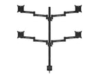 Multibrackets M VESA Deskmount Officeline Quad Black