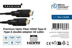 Microconnect MC-HDMIDD-10V2.0DOP HDMI cable 10 m HDMI Type A (Standard) Black