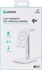 eSTUFF ES638310 mobile device charger Smartphone Aluminium AC Wireless charging Fast charging Indoor