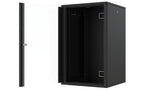 Lanview RWF20U66BL rack cabinet 20U Wall mounted rack Black