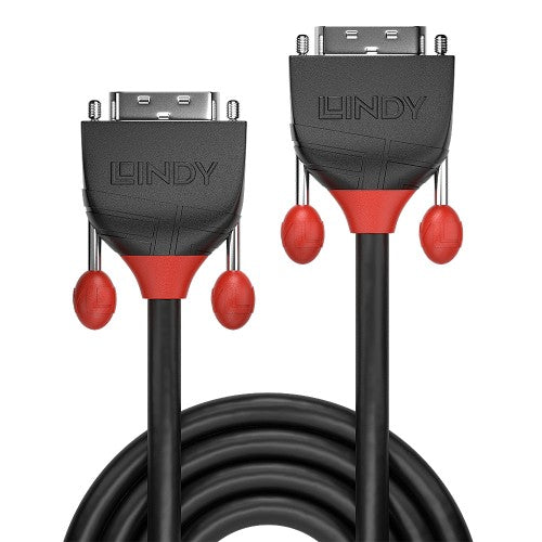 Lindy 5m DVI-D Single Link Cable, Black Line