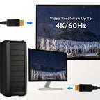 LogiLink CD0101 DisplayPort cable 2 m Black