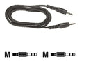 Mercodan 3.5mm, M-M, 20m audio cable Black