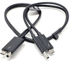 HP THUNDERBOLT 0.7M COMBO CABLE Black