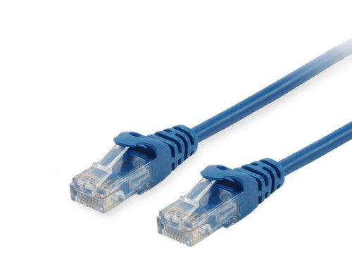 Equip Cat.6A U/UTP Patch Cable, 0.15m, Blue