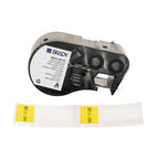 Brady M4-51-427-YL printer label Black, Yellow Self-adhesive printer label