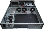 Inter-Tech IPC 2U-2098-SL Rack Black