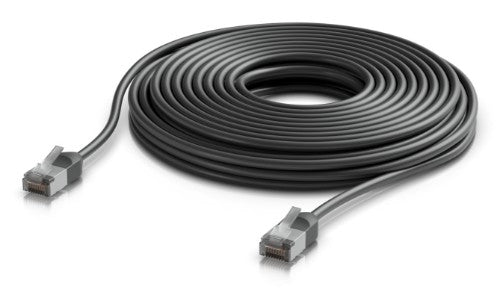 Ubiquiti UACC-Cable-Patch-Outdoor-C6A-12M-BK networking cable Black Cat6a F/UTP (FTP) Round