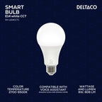 Deltaco SH-LE27CCTC smart lighting Smart bulb Wi-Fi 9 W