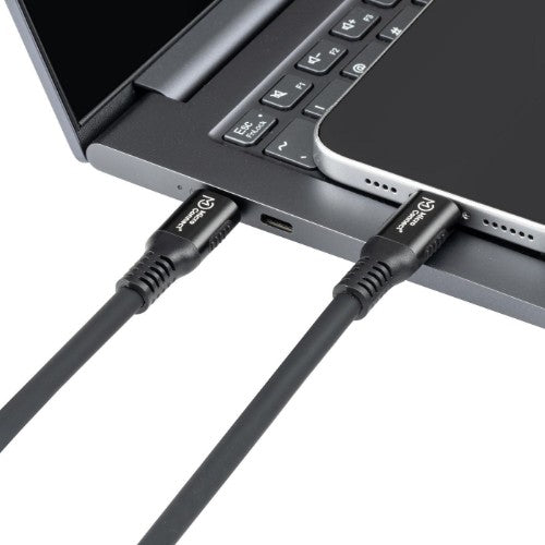 Microconnect MC-LS-USB4CC1.0 USB cable USB4 Gen 3x2 1 m USB C 240 W Black