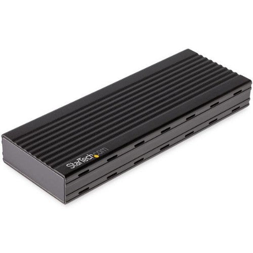 StarTech.com USB-C 10Gbps to M.2 NVMe SSD Enclosure - Portable External M.2 NGFF PCIe Aluminum Case - 1GB/s Read/Write - Supports 2230, 2242, 2260, 2280 - TB3 Compatible - Mac & PC - TAA