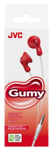 JVC F14 Gumy In Ear Wired Red