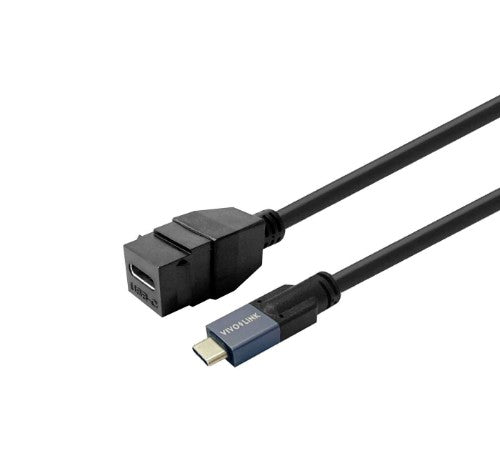 Vivolink PROKEYUSBCFM2B USB cable USB 3.2 Gen 2 (3.1 Gen 2) 2 m USB C Black