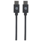 Manhattan USB-C to USB-C Cable, 1m, Male to Male, 480 Mbps (USB 2.0), 3A (fast charging), Hi-Speed USB, Black, Lifetime Warranty, Equivalent to USB2CC1M