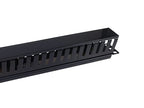 Equip 19" Rack Mount Cable Management Panel, Black
