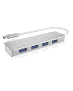 ICY BOX IB-HUB1425-C3 USB 3.2 Gen 1 (3.1 Gen 1) Type-C 5000 Mbit/s Silver