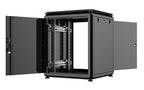 Lanview RDL12U66BL rack cabinet 12U Freestanding rack Black