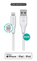 eSTUFF ES601170 lightning cable 1 m White