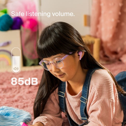Belkin SoundForm Nano 2 Headphones Wireless In-ear Calls/Music Micro-USB Bluetooth Pink
