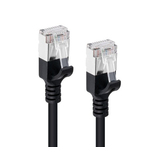 Microconnect V-FTP6A0015S-SLIM networking cable Black 0.15 m Cat6a U/FTP (STP)