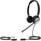 Yealink YHS36 Headset Wired Head-band Office/Call center Black, Silver