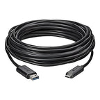 HP Poly Active Optical USB 3.1 Cable (10M) USB cable USB 3.2 Gen 1 (3.1 Gen 1) USB A USB C Black