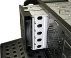 Inter-Tech IPC 4U-4129L Rack Metallic, Silver
