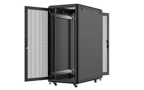 Lanview RSL26U61BL rack cabinet 26U Freestanding rack Black
