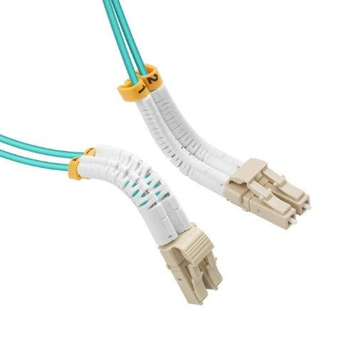 Lanview LVO231205-FLEX InfiniBand/fibre optic cable 5 m LC Aqua colour