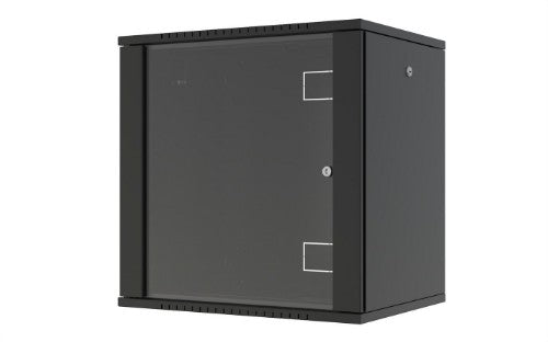 Lanview RWF12U45BL rack cabinet 12U Wall mounted rack Black
