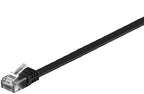 Microconnect V-UTP605S-FLAT networking cable Black 5 m Cat6 U/UTP (UTP)