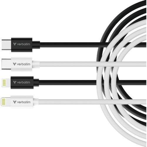 Verbatim Essentials Sync & Charge USB-C to Lightning Cables