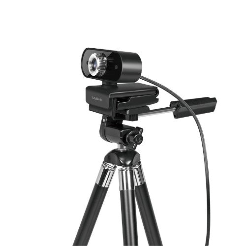 LogiLink UA0371 webcam 3 MP 1920 x 1080 pixels USB 2.0 Black, Silver
