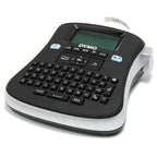 DYMO LabelManager 210D+ Handheld Label Maker Kit | QWERTY Keyboard | with 12mm Black on White D1 Labels & Carrying Case