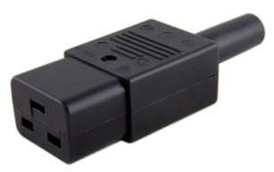 Microconnect C19PLUG power cable Black