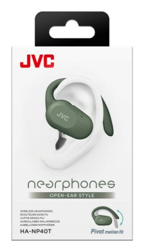 JVC HA-NP40T Headset True Wireless Stereo (TWS) Ear-hook Calls/Music Bluetooth Green