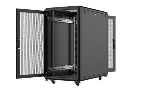 Lanview RSL20U61BL rack cabinet 20U Freestanding rack Black